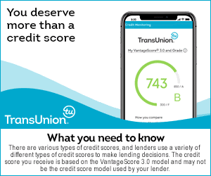 TransUnion credit report animation